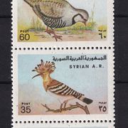 Sirija 1978 - Mi.br. 1394/1398, razne ptice, MNH serija - (PTI)