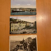 3 stare razglednice - Sušak / Rijeka
