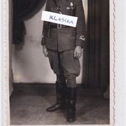 SLOVENAC - PARTIZANSKI KAPETAN - fotografija 1945.g. LJUBLJANA