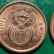 South Africa  5 cents 1992 1994 2005 2007 2008 ****/