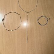 Ogrlica i 2 narukvice s cirkonima