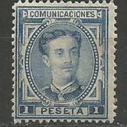 Španija,Redovna-Kralj Alfons XII 1 Pta 1876.,čisto