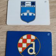 NK Dinamo i NK Rijeka na telefonskim karticama