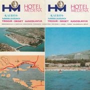 Hotel MEDENA-Trogir-Seget Jugoslavija stari turistički vodič ➡️ nivale