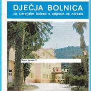 DJEČJA BOLNICA - VELI LOŠINJ stara ex Yu brošura prospekt iz 1969. godine