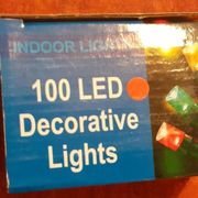 LED svijećice žarulje za božićni i novogodišnji bor jelku 100 Crvena