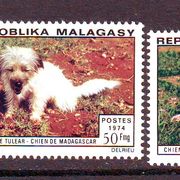 Malgaška Republika 1974 fauna psi Mi.No. 726-27 MNH 6033