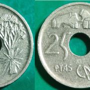 Spain 25 pesetas, 1994 Canary Islands ***/