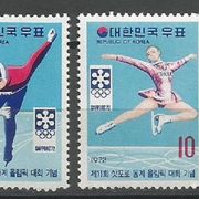 Južna Koreja,ZOI-Saporo `72 1972.,čisto