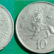 United Kingdom 10 new pence, 1975 1980  ***/