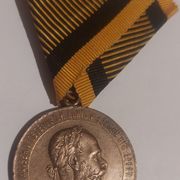 Austrougarska Ratna medalja- Franjo Josip 1878