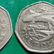 Barbados 1 dollar, 2005 ***/