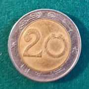 Alžir 20 dinara 1992