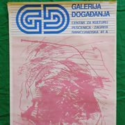 JADRANKA NIKOLIĆ plakat za izložbu 1983.