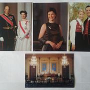 Norveška 2001 kraljevska obitelj 4 dopisnice
