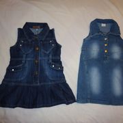 Dječje jeans haljine, dvije: L-L i PERFEKT KID fasion