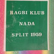 Zastavica Ragbi Nada Split,1974 g.