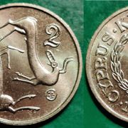 Cyprus 2 cents, 1985 1993 ***/