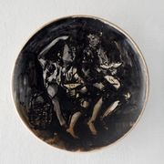 Stari ručno oslikani tanjur (promjer 29 cm. dubina 4,5 cm.) ➡️ nivale