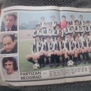 FK PARTIZAN POSTER1977 GODINA