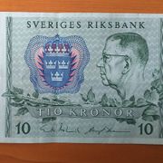 Švedska 10 kruna 1988