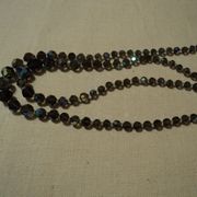 Vintage ogrlica od staklenih AB perli
