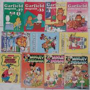 Lot stripova Garfield,Mikijev zabavnik,Mikijev almanah