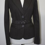 Vero moda jakna/blazer sivo-smeđe boje/pruge, vel. 38