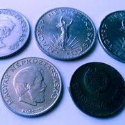 Hungary 2, 5, 10(2) & 20 forint, 1970-1984 godina