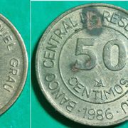 Peru 50 céntimos, 1986 ***/