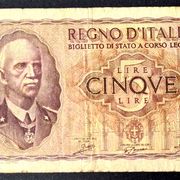 5 i 10 lira Italija serija; 1900.-1946. kraljevina Italija