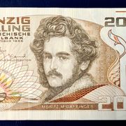 20 šilinga Austrija 1983.-1988. izdanje