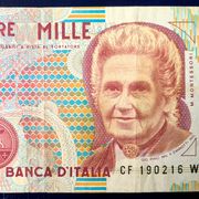 1000 lira Italija 1946.- 2001. izdanje
