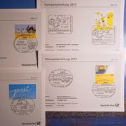 Njemačka -  4 prigodna lista/ tematika poštanski promet