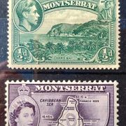 Montserrat - 1942. i 1958. Carr's bay i karta Monserrata