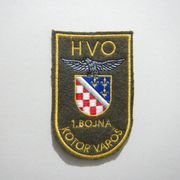 HVO - 1. BOJNA KOTOR VAROŠ - oznaka