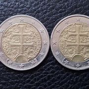 2 eura Slovačka 2009., 2015.