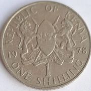 Kenija 1 šiling, 1978 predsjednik Jomo Kenyatta #54