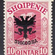 Albanija,Redovna 10 Q 1920.,čisto