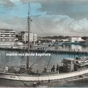 Zadar, motorni brod "NEUM" stara razglednica ➡️ nivale