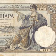 100 DINARA 1920