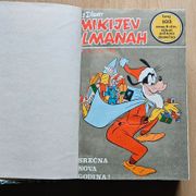Mikijev Almanah uvezano 12 brojeva, ekstra očuvano
