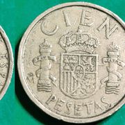 Spain 100 pesetas, 1984 1985 ***/