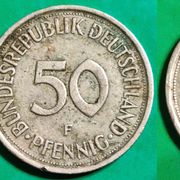Germany 50 pfennig, 1976 "F" - Stuttgart ***/