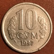 UZBEKISTAN 1997 - 10 SUM