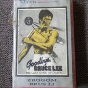 VHS kazeta-godbye Bruce Lee- his last game of death