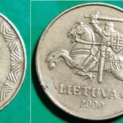 Lithuania 50 centas, 2000 ***/