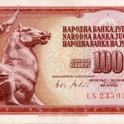 JUGOSLAVIJA 100 dinara 1965 barok +8 novćanica