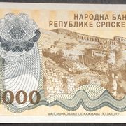 HRVATSKA, KNIN, 1000 DINARA 1994.  H318,  UNC