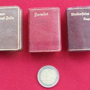Antikvitetne mini knjige- Romeo i Julija,Hamlet,Wallenstines